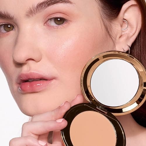 MCoBeauty - Miracle Flawless Pressed Powder - 1 Light Shade - Compact Setting Powder with Rose Flower Extract and Sweet Almond Oil - Helps Finish and Refine the Look of Makeup thumbnail 4