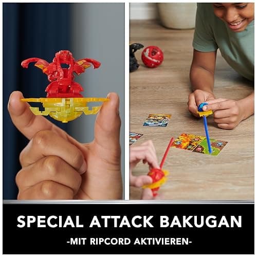 Bakugan, Special Attack Ventri, Spinning Collectible, Customizable Action Figure and Trading Cards, Kids Toys for Boys and Girls 6 and up thumbnail 3