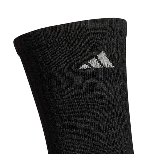 adidas Men's Athletic Cushioned 6-Pack Crew, Cushioned Crew Socks with Arch Compression for a Secure Fit thumbnail 4