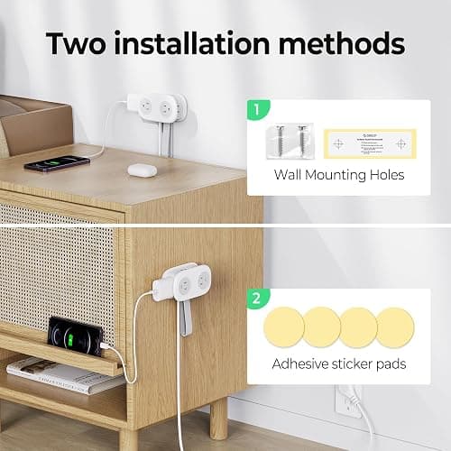 Travel Power Strip, ORICO 4 Outlets 3 USB Ports (1 USB C) with 4FT Wrapped Short Extension Cord, Compact Power Strip for Hotel Travel Essentials Cruise Approved-AP3 thumbnail 7