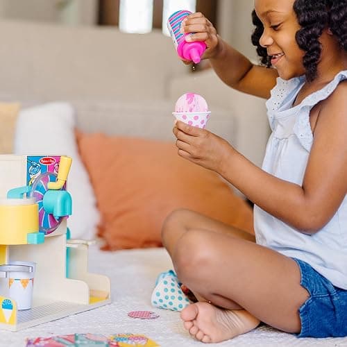 Melissa & Doug Fun at The Fair! Wooden Snow-Cone and Slushie Play Food Set - FSC Certified thumbnail 9