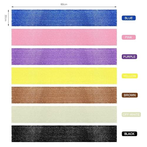 African Exfoliating Net Bath Sponge，African Net Sponge，Net Sponge (White-Large) - White-large thumbnail 7