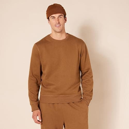 Amazon Essentials mens Fleece Crewneck Sweatshirt (Available in Big & Tall) thumbnail 6