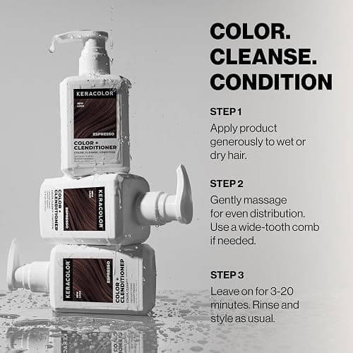 Keracolor Color + Clenditioner, Semi-Permanent Hair Color, 23 Shades thumbnail 7