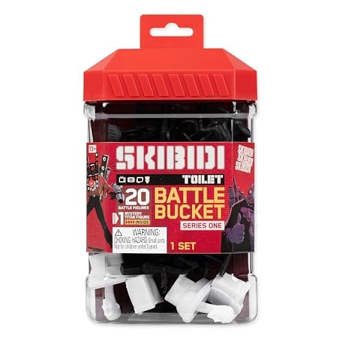 SKIBIDI Toilet Battle Bucket, Collectible Figures, Officially Licensed Toilet Merch thumbnail 3