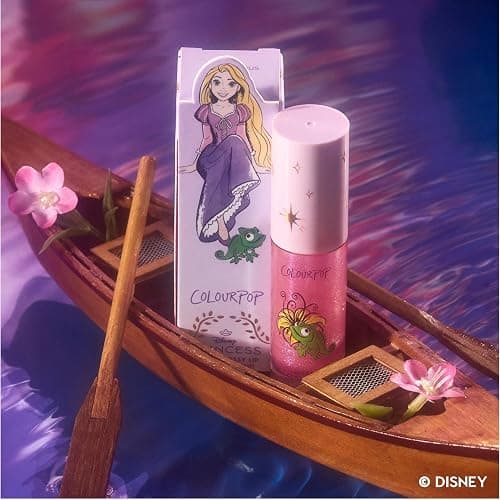 ColourPop x Disney Princess Ultra Glossy Lip Gloss - High-Shine, Non-Sticky & Hydrating Lip Gloss - Infused with Hyaluronic Acid, Kakadu Plum & Cherry - Pinky Lilac, Courageous Rapunzel (0.24 Fl oz) thumbnail 6
