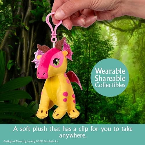 Wings of Fire Jade Mountain Prophecy - Mystery Dragon Plush Dangler thumbnail 5