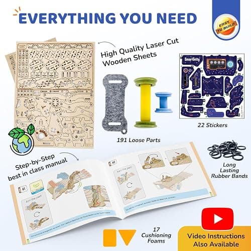 Smartivity Robotic Mechanical Hand STEM Toy for Kids 8-14 | Parents' Choice Award Winner | Superhero STEM Toy | Birthday Gift for Boys & Girls Ages 8,9,10,11,12,13,14 thumbnail 5