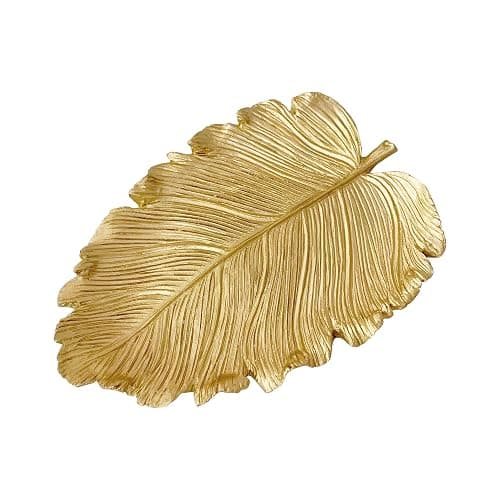 NIGHTSTAND | Amazon | Jewelry Dish, Resin Small Leaf Shaped Ring Holder Jewelry Organizer, Trinket Dish Mini Tray for Christmas Birthday Wedding Gifts - Elm Leaf - Image 1