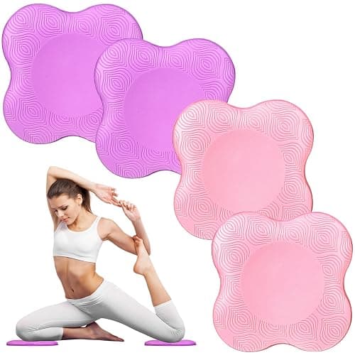 Yflingjie 2 packs Yoga Knee Pad Cushion Extra Thick for Knees Elbows Wrist Hands Head Foam Pilates Kneeling pad Yoga Knee Cushion Thick Exercise Pads for Knees Elbows Wrist Hands Head Foam Pilates Kneeling pad,Support Foam Pads for Women and Men - Image 1