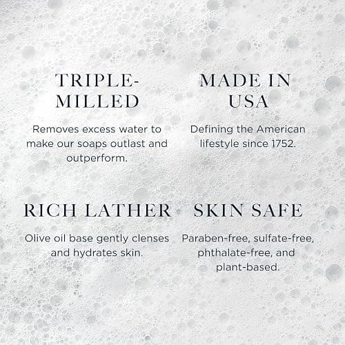 Caswell-Massey Almond Natural Bar Soap for Men & Women, Moisturizing Body Soap Bar for All Skin Types, Made with Essential Oils & Plant-Based Formula for Soft Skin, Made in USA, 5.8 oz thumbnail 2