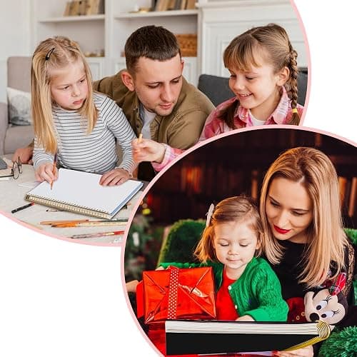 Hardcover Sketchbook for Drawing Spiral Sketch Book for Adult Kids 8.5 x 11 | 100gsm 68lb 120 Sheets Sketch Pad Premium Drawing Book Art Supplie,Black thumbnail 6