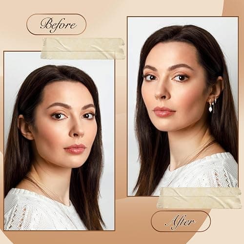 Turandoss Pearl Earrings Set for Women Trendy Dainty Pearl Dangle Hoop Earrings Mismatched Threader & Stud Earrings Stack 14K Gold Plated Jewelry Multiple Piercings thumbnail 5