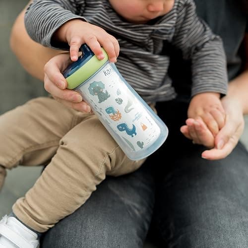 The First Years Dinosaur Kids Insulated Sippy Cups - Dishwasher Safe Spill Proof Toddler Cups - Ages 12 Months and Up - 9 Ounces - 2 Count thumbnail 7