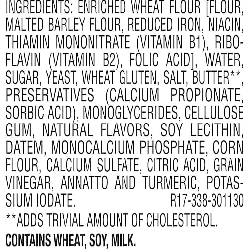 Sara Lee Butter Bread Sandwich Bread, 20 Oz Loaf of Butter Bread With No Artificial Colors or Flavors thumbnail 15