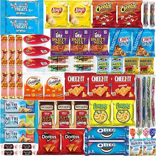 Nut Free Snacks, Peanut & Tree Nut Free Snacks for Kids Variety, 58 Count | Bulk, School Safe Snacks, Gluten Free Options, Individually Wrapped Healthy Snack Packs, Allergy Friendly thumbnail 5