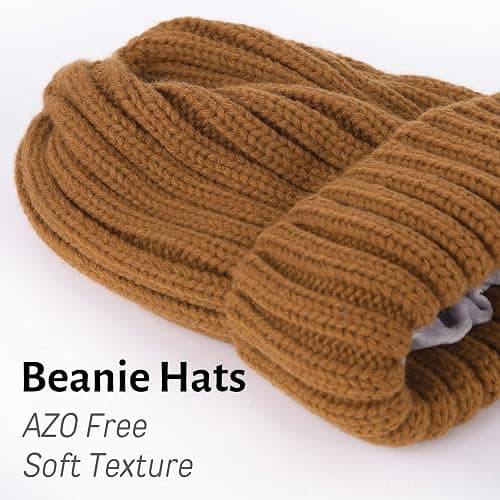 FURTALK Winter Hats for Women Fleece Lined Beanie Knit Chunky Womens Snow Cap thumbnail 4