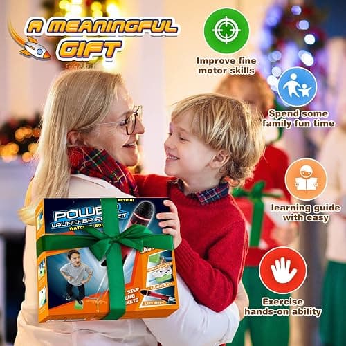Anginne Toys for Kids Age 3+, Outdoor Garden Toys for Toddlers Age 3-7 Games Girls Gifts Age 3-9 Boys Birthday Presents Rockets Kits - Rocket Theme-6pcs thumbnail 9