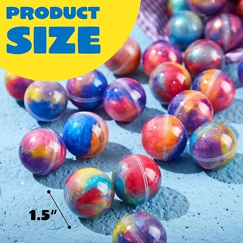 JOYIN Slime Party Favors, 24 Pack Galaxy Slime Ball - Stretchy, Non-Sticky, Mess-Free, Stress Relief, and Safe - Toys for Girls and Boys - Classroom Reward, Party Supplies thumbnail 7