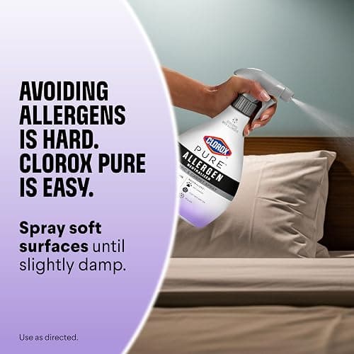 Clorox PURE Allergen Neutralizer Fabric and Carpet Spray, Nighttime Calm, 26 Fluid Ounces thumbnail 7