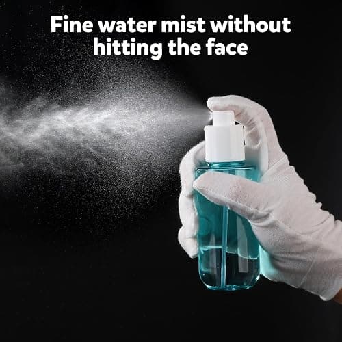 Bynccea Travel Spray Bottle 3.4oz/100ml Plastic Mini Bottle Set - Fine Mist Mini Empty Spray Bottles - Refillable Small Spray Bottles for Cleaning Solutions, Liquid Cosmetics thumbnail 4