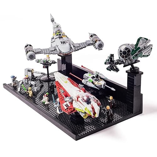 Brickmaster Displays - XL Shelves Floating Shelves for Building Block Display - Compatible as a Lego Display Shelf - Floating Shelves for Wall - Works with Major Building Blocks - Black, 2-Pack thumbnail 7
