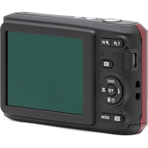Kodak PIXPRO FZ45 16MP Digital Camera 4X Optical Zoom 27mm Wide Angle 1080P Full HD Video 2.7" LCD Camera (Red) + 64GB Card and Reader + Case + Memory Wallet + Tripod + Cleaning Bundle thumbnail 6