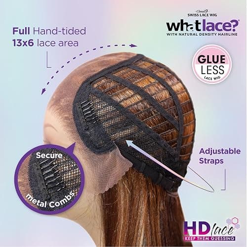 Sensationnel What Lace 13X6 Wigs - Latisha Lacefrontal Hand Tied Glueless Synthetic With Natural Density Preplucked Hairline (FLAMBOYAGECHOCOLATE) thumbnail 4