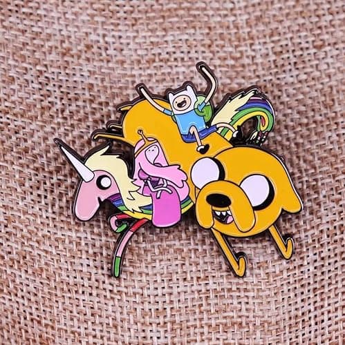 Princess Bubblegum Come Along With Me Adventure Time Cartoon Animated TV Show 1.8" Enamel Pin Badge thumbnail 3