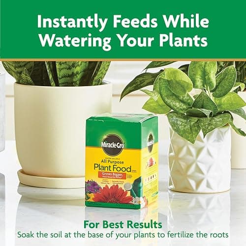 Miracle-Gro Water Soluble All Purpose Plant Food, For All Indoor or Outdoor Plants, Roses, Flowers, Vegetables, Houseplants, Trees, and Shrubs, 1.5 lbs thumbnail 10