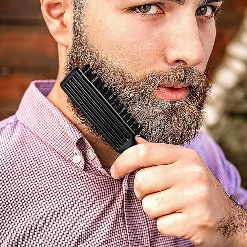 NICEMOVIC Barber Clipper Brushes, 10 Pcs Plastic Handle Nylon Bristles Cleaning Brush, Multifunctional Cleaning Supplies for Hair Styling Tools, Kitchen Sink, Shoes (Black) thumbnail 7