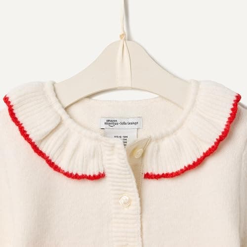 Amazon Essentials x Sofia Grainge Babies, Toddlers and Girls' Cardigan Sweater thumbnail 5