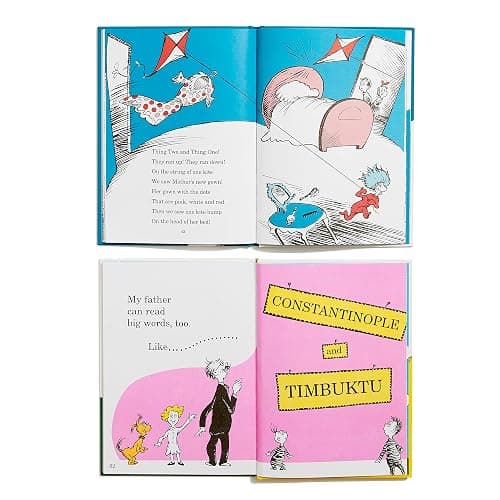 Dr. Seuss's Beginner Book Boxed Set Collection: The Cat in the Hat; One Fish Two Fish Red Fish Blue Fish; Green Eggs and Ham; Hop on Pop; Fox in Socks thumbnail 6