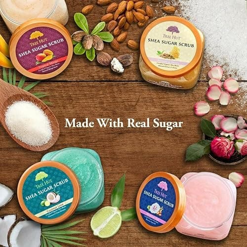 Tree Hut Shea Sugar Scrub, Exfoliating Body Scrub Removes Dead, Dry Skin for a Soft & Hydrated Feel, Nourishing Essential Body Care, 18 fl oz. thumbnail 4