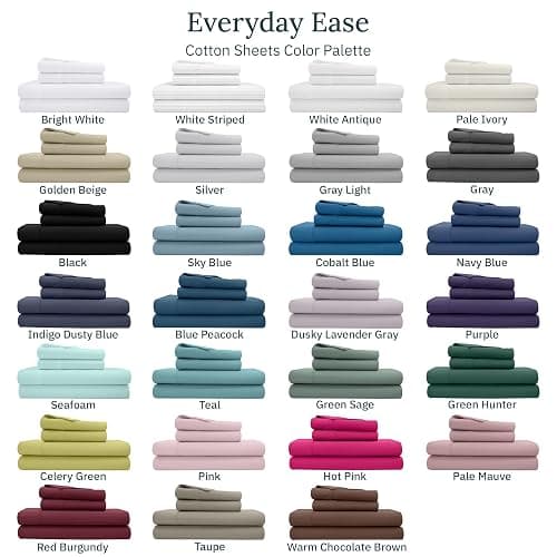 California Design Den Soft 100% Cotton Bed Sheets Full Size Set, 400 Thread Count Good Housekeeping Award Winner, Silky Smooth Sateen Weave with Deep Pockets, Durable Full Bed Sheet Set - Sky Blue thumbnail 9