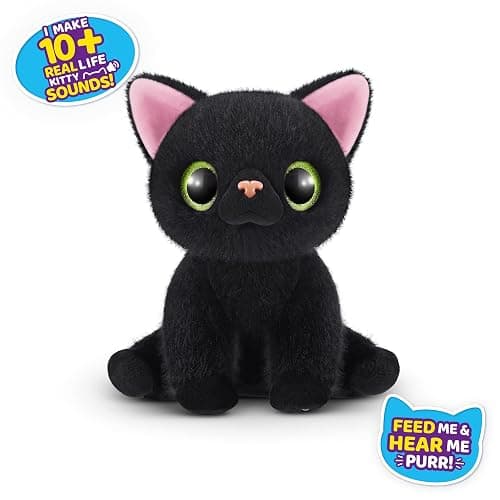 Pets Alive Smitten Kittens Surprise (Bombay Cat Lucky) by ZURU Nurture Play Soft Toy Unboxing Adopt Interactive 10 Sounds - Lucky thumbnail 4