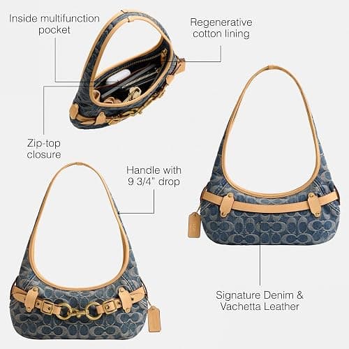 Coach Women's Belted Ergo Shoulder Bag 26 thumbnail 3