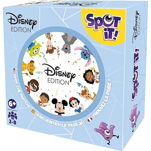 Spot It! / Dobble Disney (ML) - Fun Matching Game for Kids - Ages 6+ - 2-8 Players - 15 Minute Playtime - Made by Zygomatic thumbnail 3