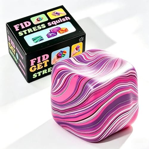 1 Pack Fidget Toys Squishy Stress Cube, Stress Balls for Kids Adults Squishies Stress Relief, Sugar Sensory Toys for Kids with Autism, Fidgets for Classroom Prize Toys - Image 1