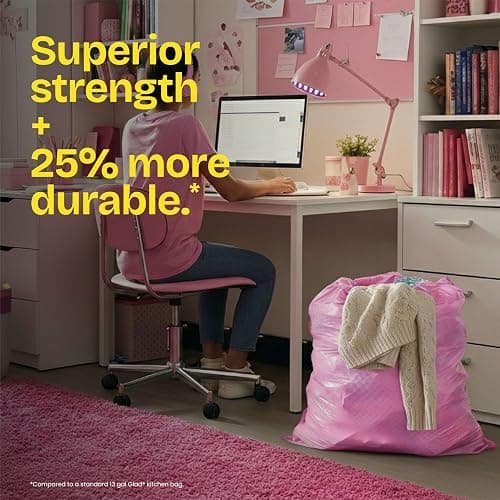 Glad Pink Trash Bags thumbnail 5