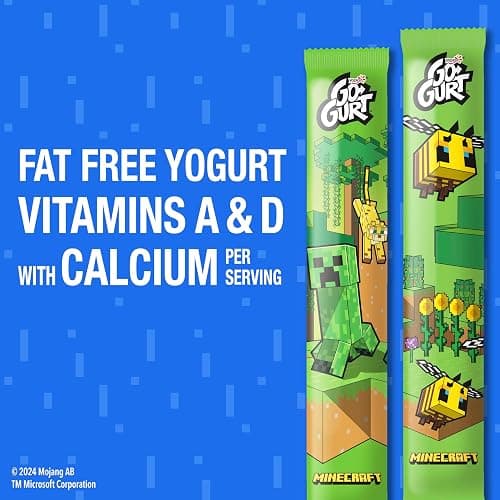Go-GURT The Super Mario Galaxy Movie, Strawberry and Berry, Kids Fat Free Yogurt Tubes, Gluten Free, 24 Ct, 48 oz thumbnail 4