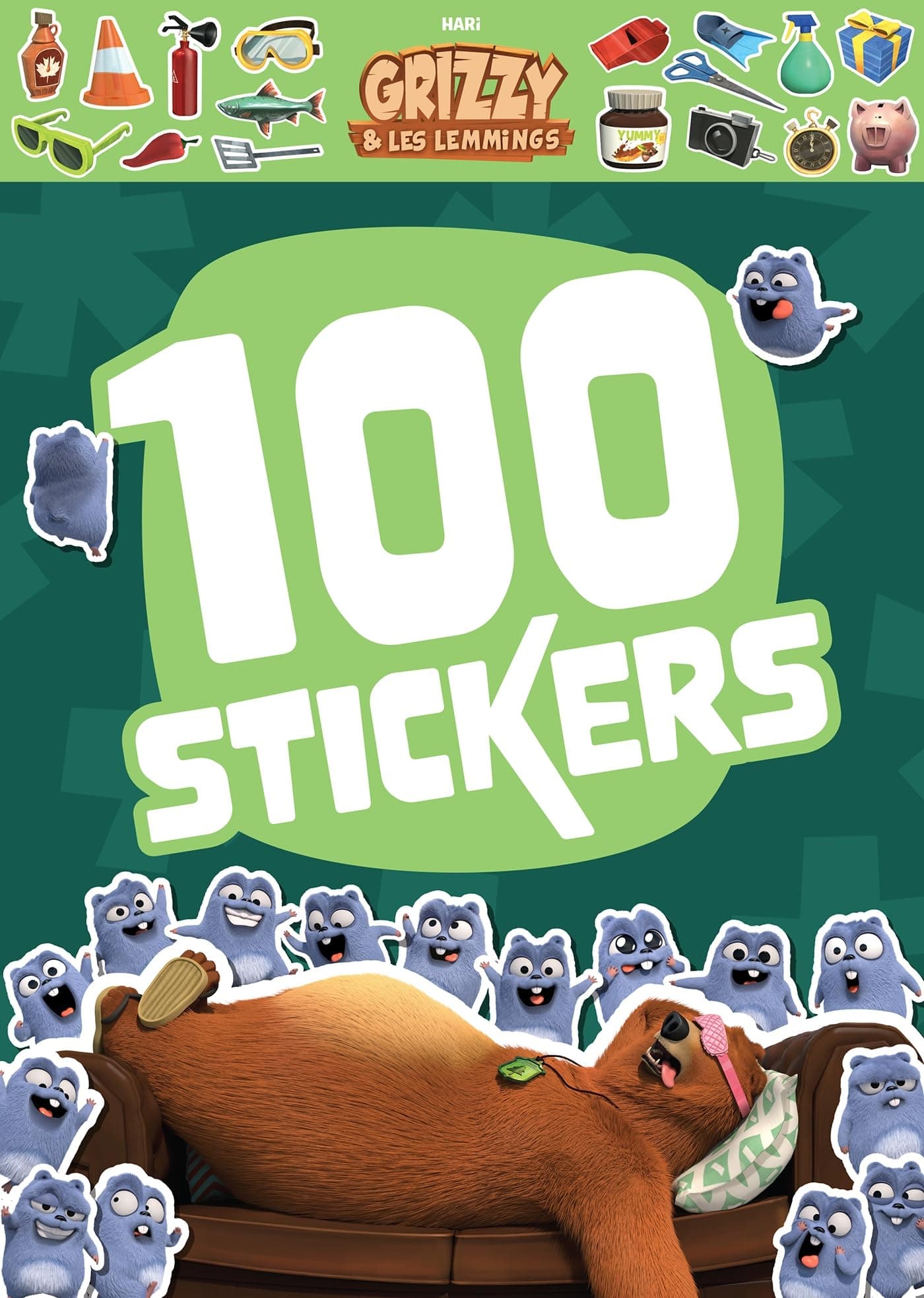 Grizzy et les lemmings - 100 stickers - Image 1