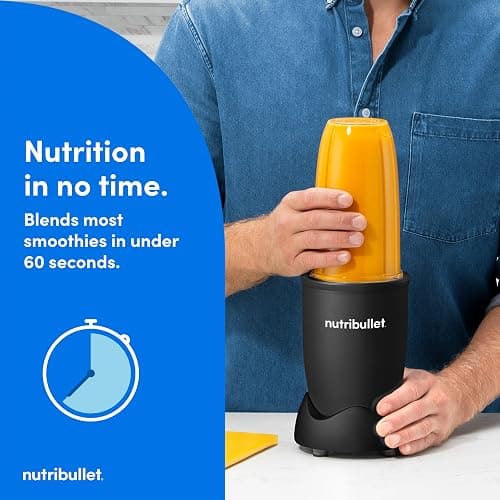 nutribullet Pro Nutrient Extractor, 900W, Matte Black thumbnail 5