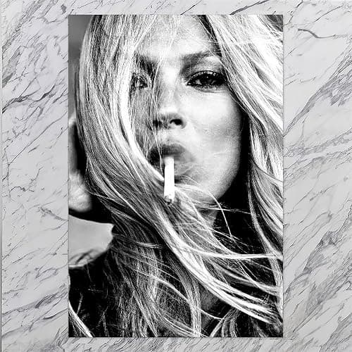 Hazzzey High Fashion Poster Trendy Black and White Wall Art Luxury Feminist Canvas Prints Beautiful Chic College Dorm Apartment Batchroom Bedroom Decor Unframe-style 16x24inch(40x60cm) thumbnail 7