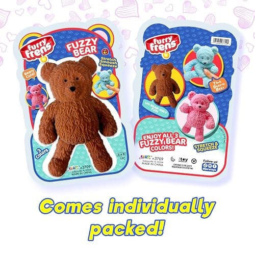 JA-RU Jumbo Squishy Gummy Bear Toy (1 Brown Bear) Mochi Squishy Toys for Kids. Animal Squeeze Toy. Stress Relief Fidget Toys. Party Favors & Easter Basket Stuffers. Brown-3711-1s thumbnail 6