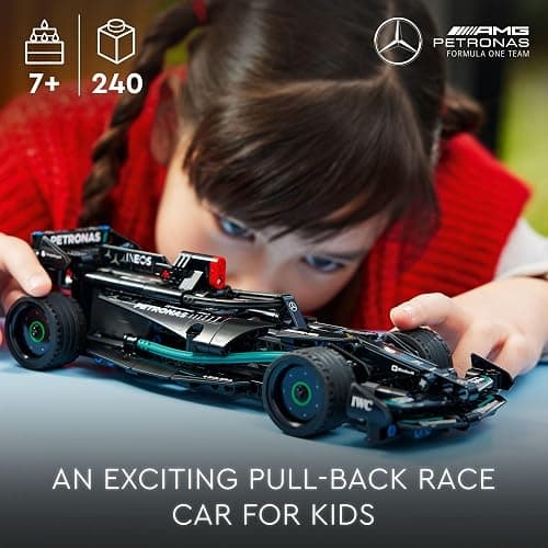 LEGO Technic Mercedes-AMG F1 W14 E Performance Pull-Back Car Toy, Vehicle Building Set for Boys and Girls, Mercedes Race Car Toy Model, Gift for Kids Ages 7 and Up, 42165 thumbnail 2