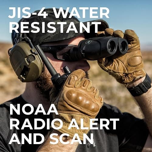 Midland GXT1000VP4 GMRS Two-Way Radios with Headsets, Black, 2 Pack | 50 Channels, 142 Privacy Codes, Up to 36 Mile Long Range, JIS4 Water Resistant, NOAA Weather Alert, Rechargeable NiMH thumbnail 4