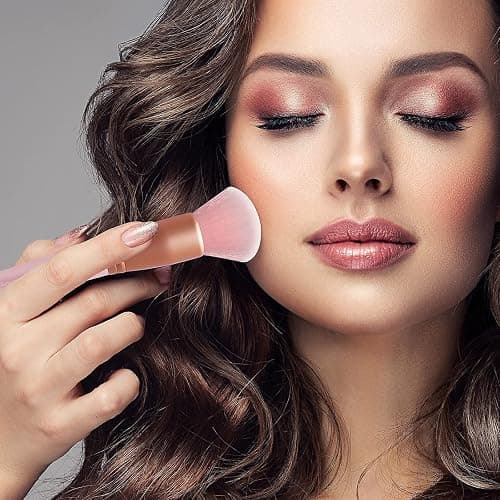 Z'OREYA Makeup Brushes 15Pcs Makeup Brush Set Premium Synthetic Kabuki Brush Cosmetics Foundation Concealers Powder Blush Blending Face Eye Shadows Brush Set (Pink) thumbnail 6