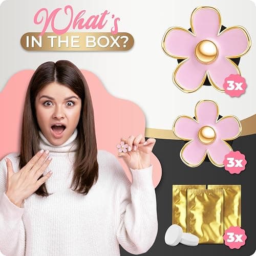 6 Pieces Daisy Car Decoration Flower Air Vent Clip Air Conditioning Outlet Clip Car Air Freshener Clip Car Interior Decor Charm Colorful Interior Accessories for Girls Women thumbnail 5
