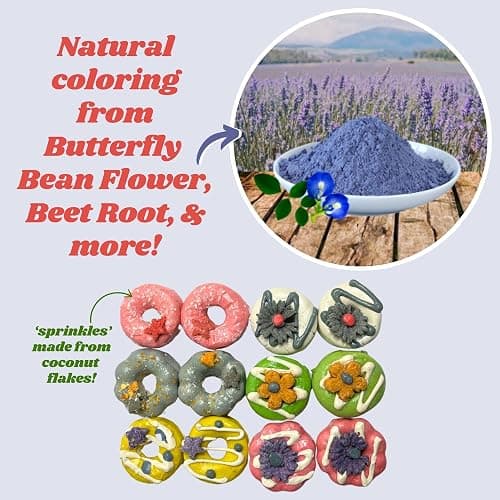 Exotic Nutrition Dozen Delights - Oat Donut Treats for Rabbits, Guinea Pigs, Hamsters, Chinchillas & Other Small Animals thumbnail 5